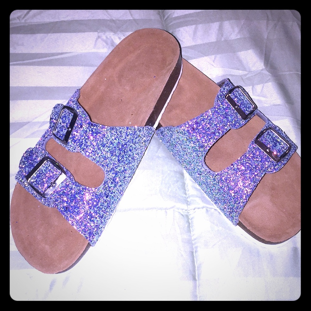 SOLD!!! NEW WOMENS GLITTER SANDALS
